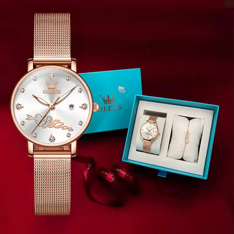 Montre OLEVS Femme — Chic & Raffinée